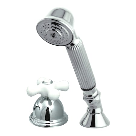 Tub Filler Faucet, Polished Chrome, Deck